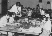The first crafts class for boys and girls is held.