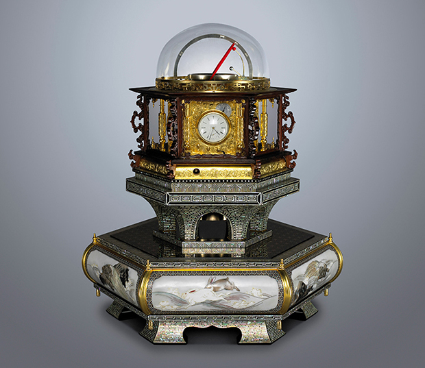 “Mannen Dokei”, Perpetual clock (replica)
